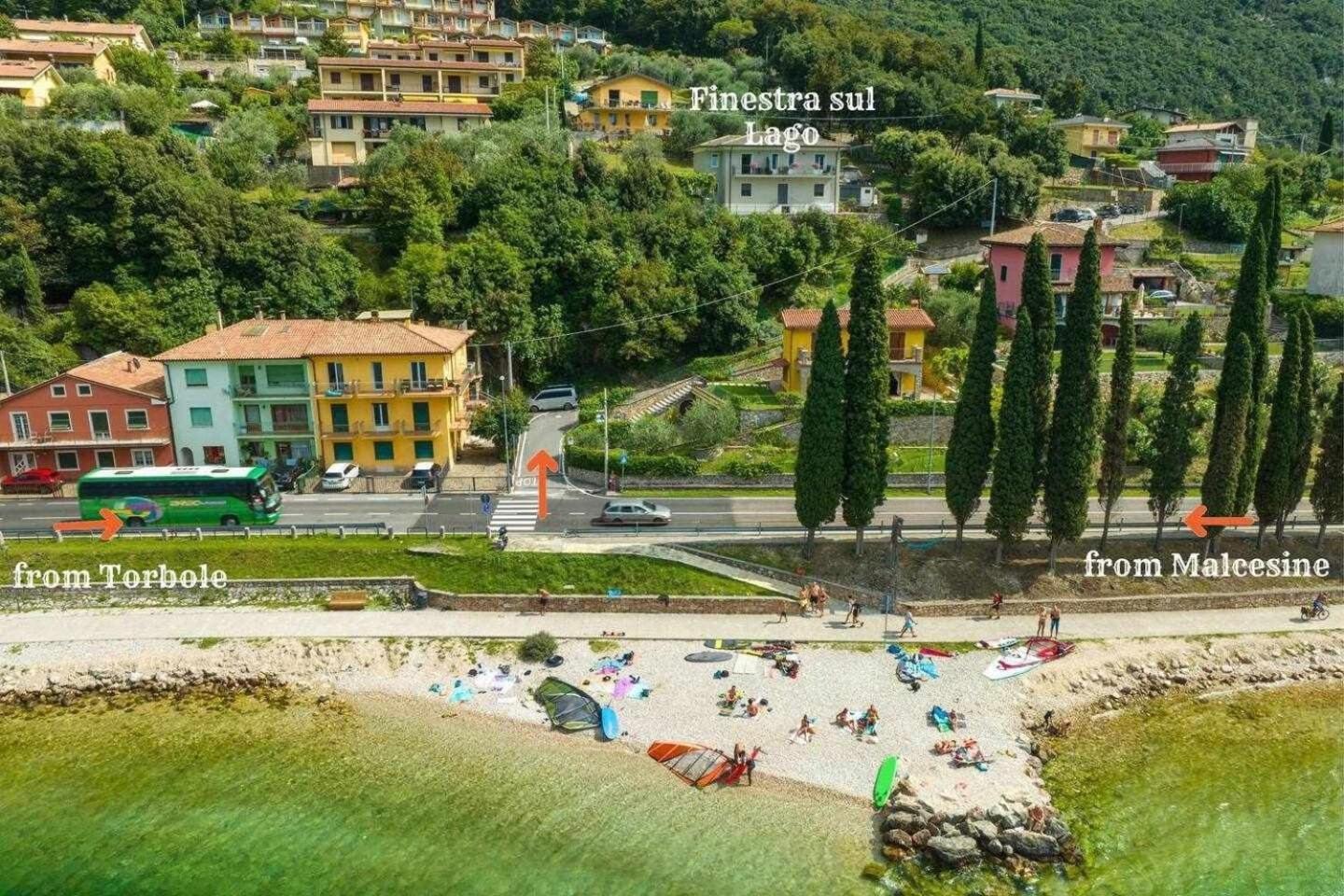 Finestra Sul Lago Malcesine Apt Riva ภายนอก รูปภาพ